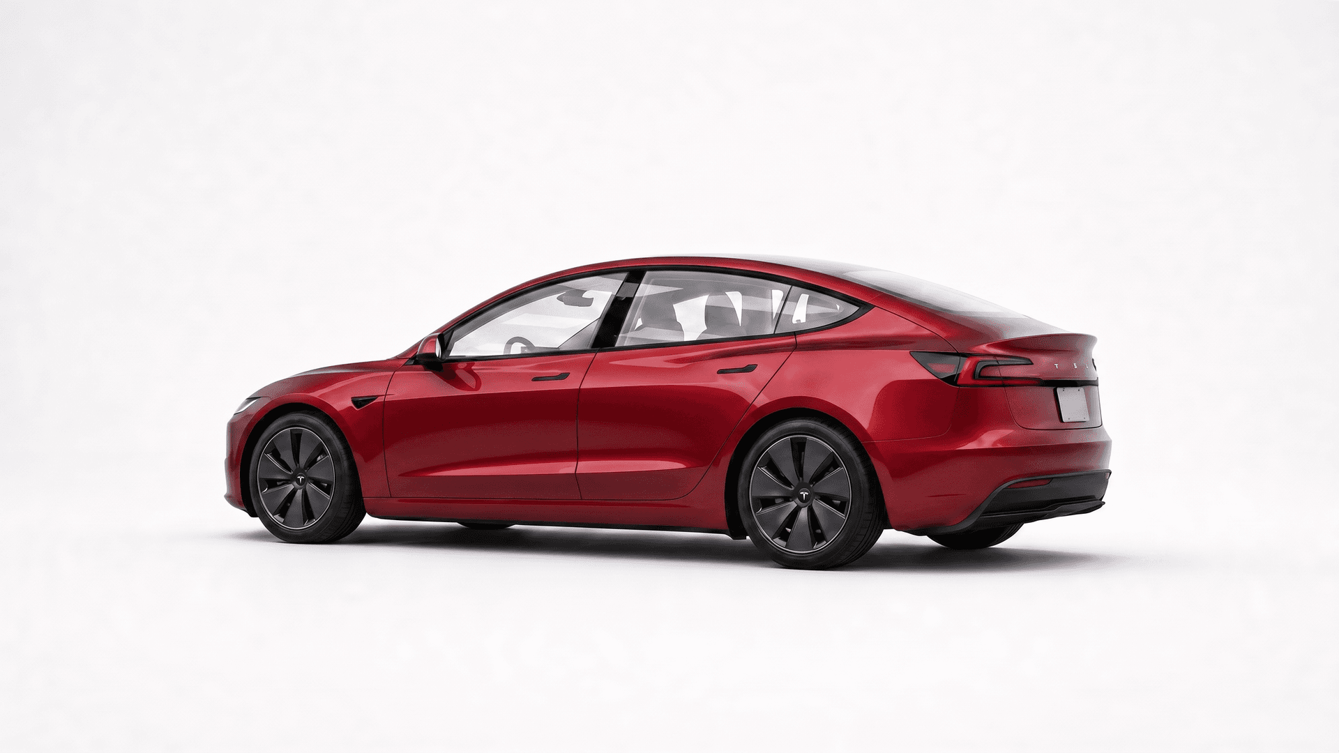 2026 Tesla Model 3 in Ultra Red