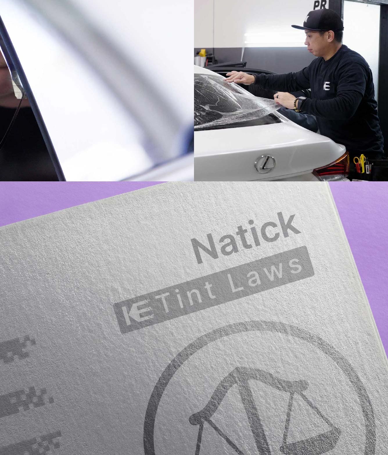 Window Tint Law Guide for Natick Massachusetts