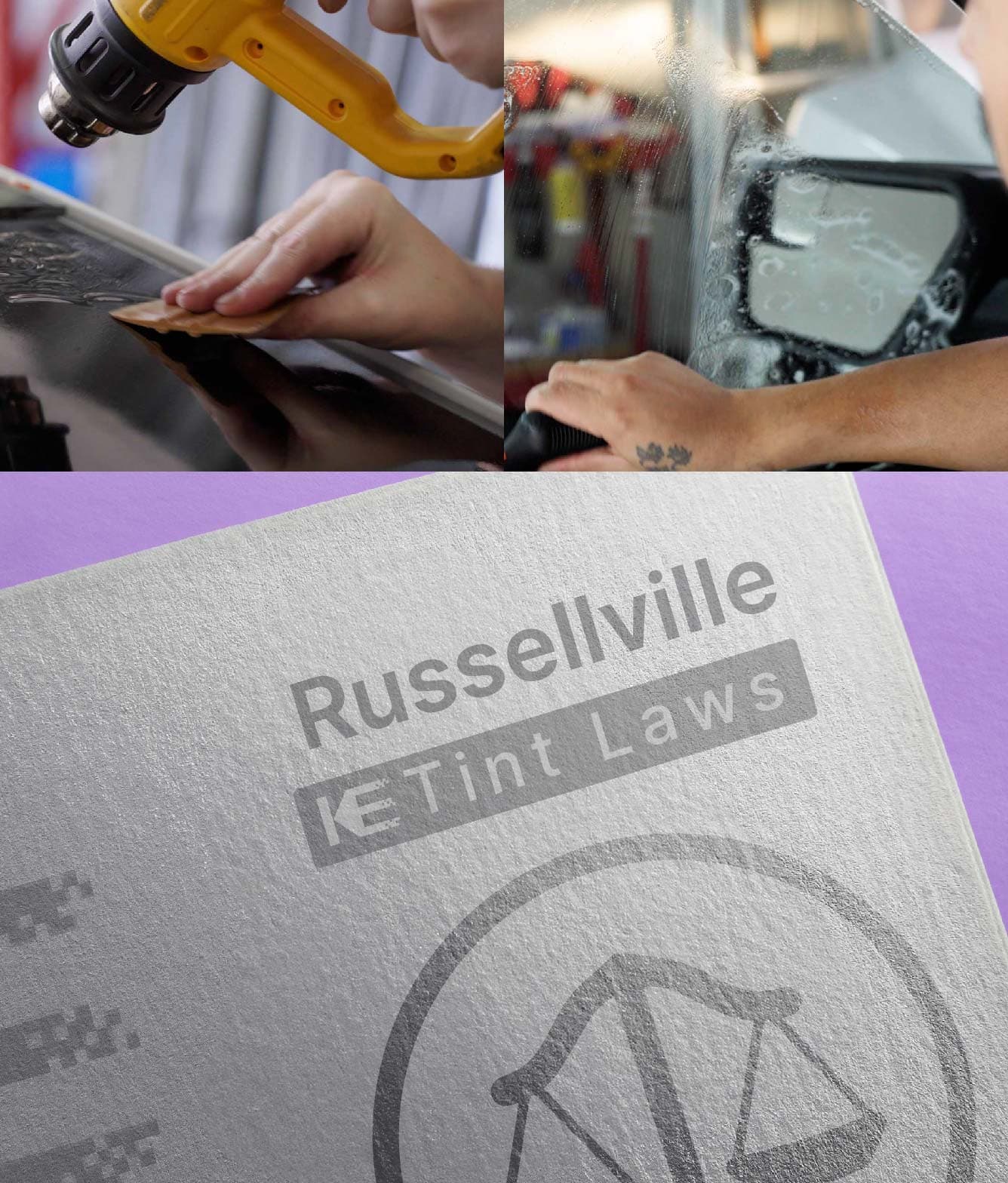 Window Tint Law Guide for Russellville Arkansas