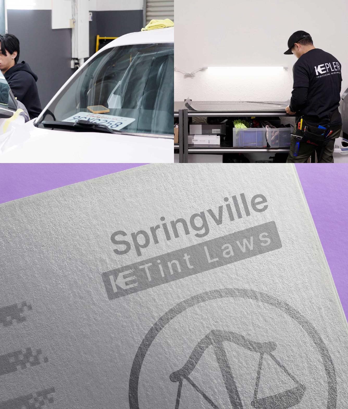 Window Tint Law Guide for Springville Utah