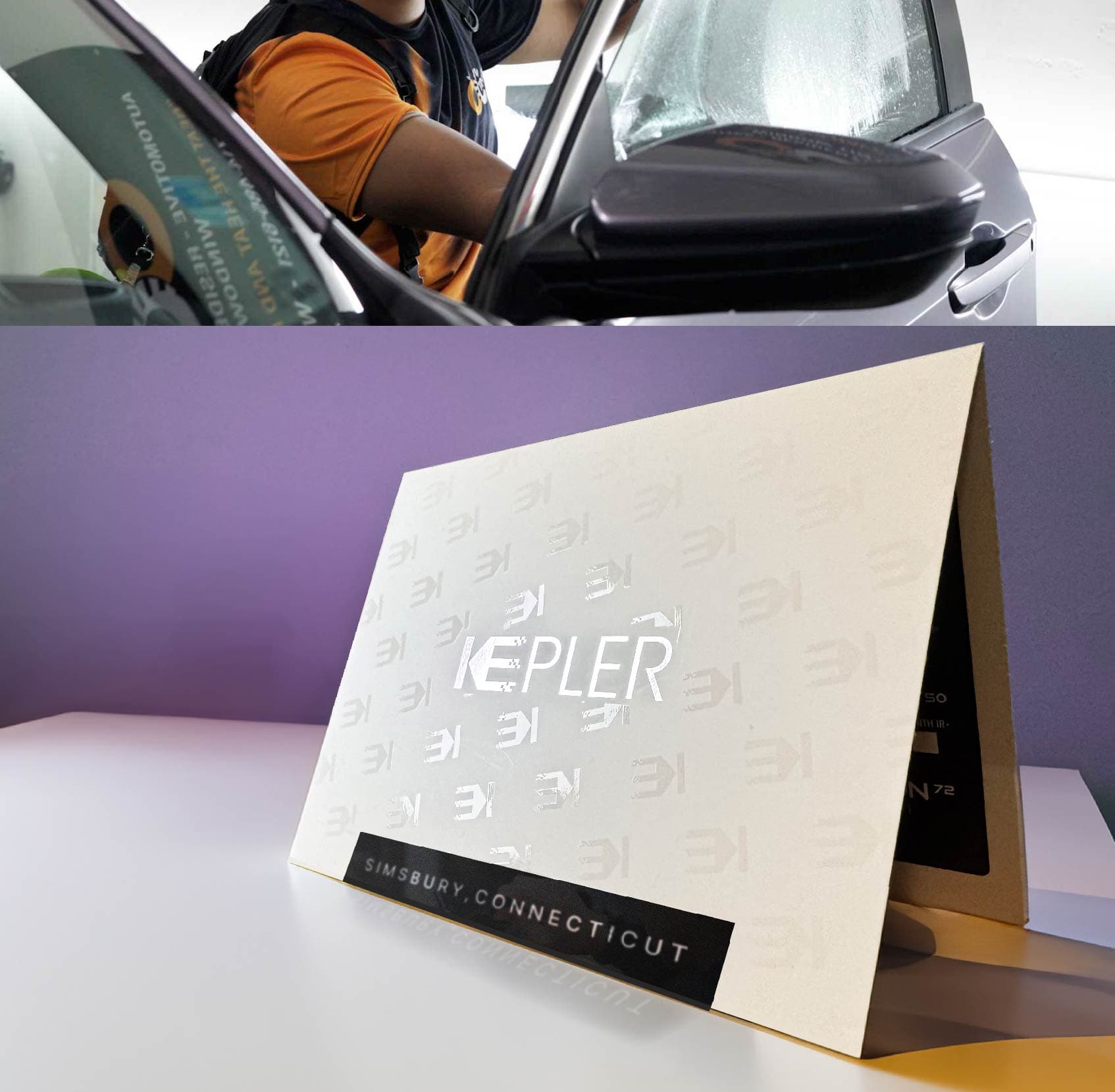 Expert Window Tinting Warranty Simsbury Specialist in Action