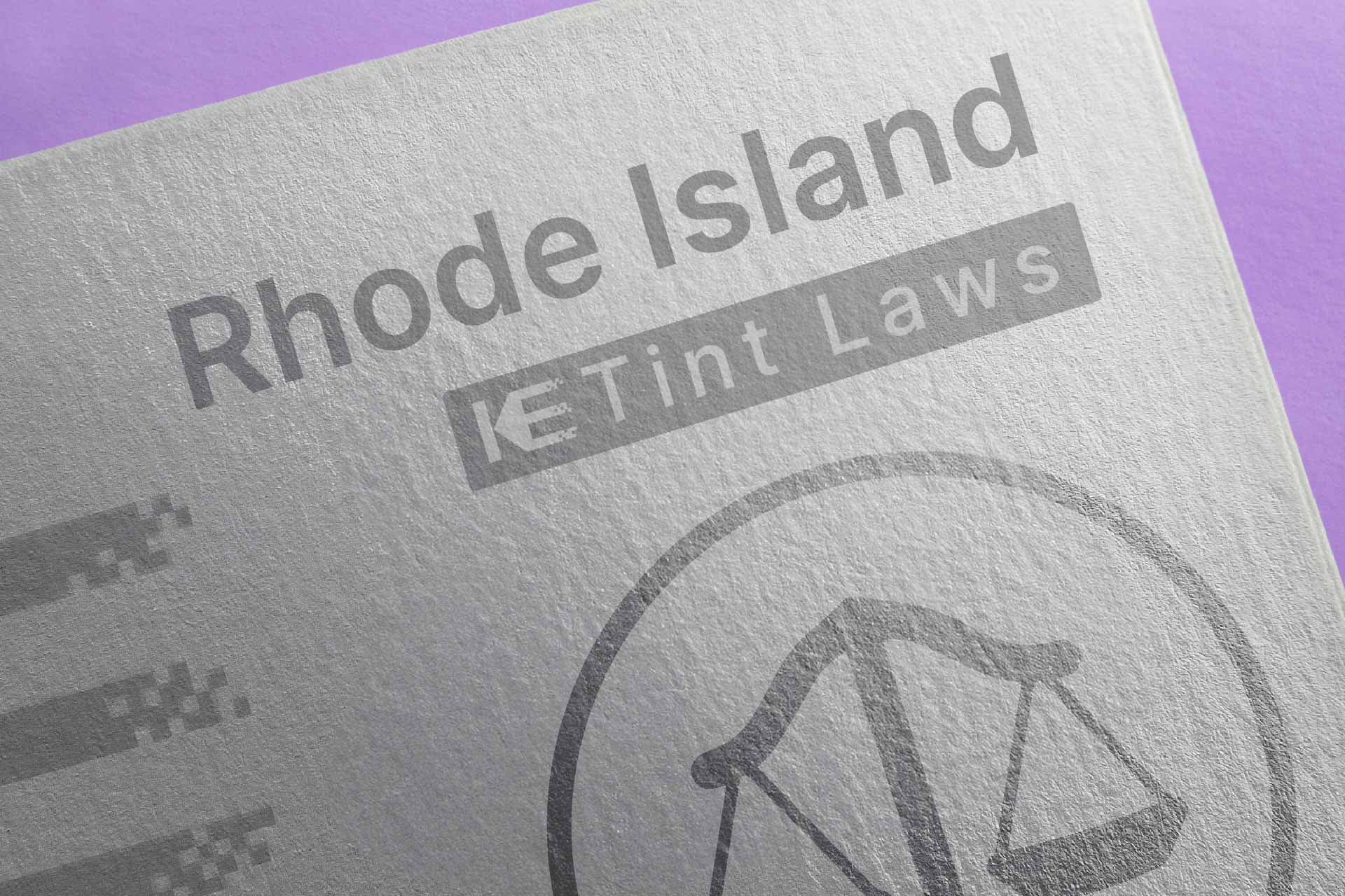 Window Tint Law Guide for Rhode Island