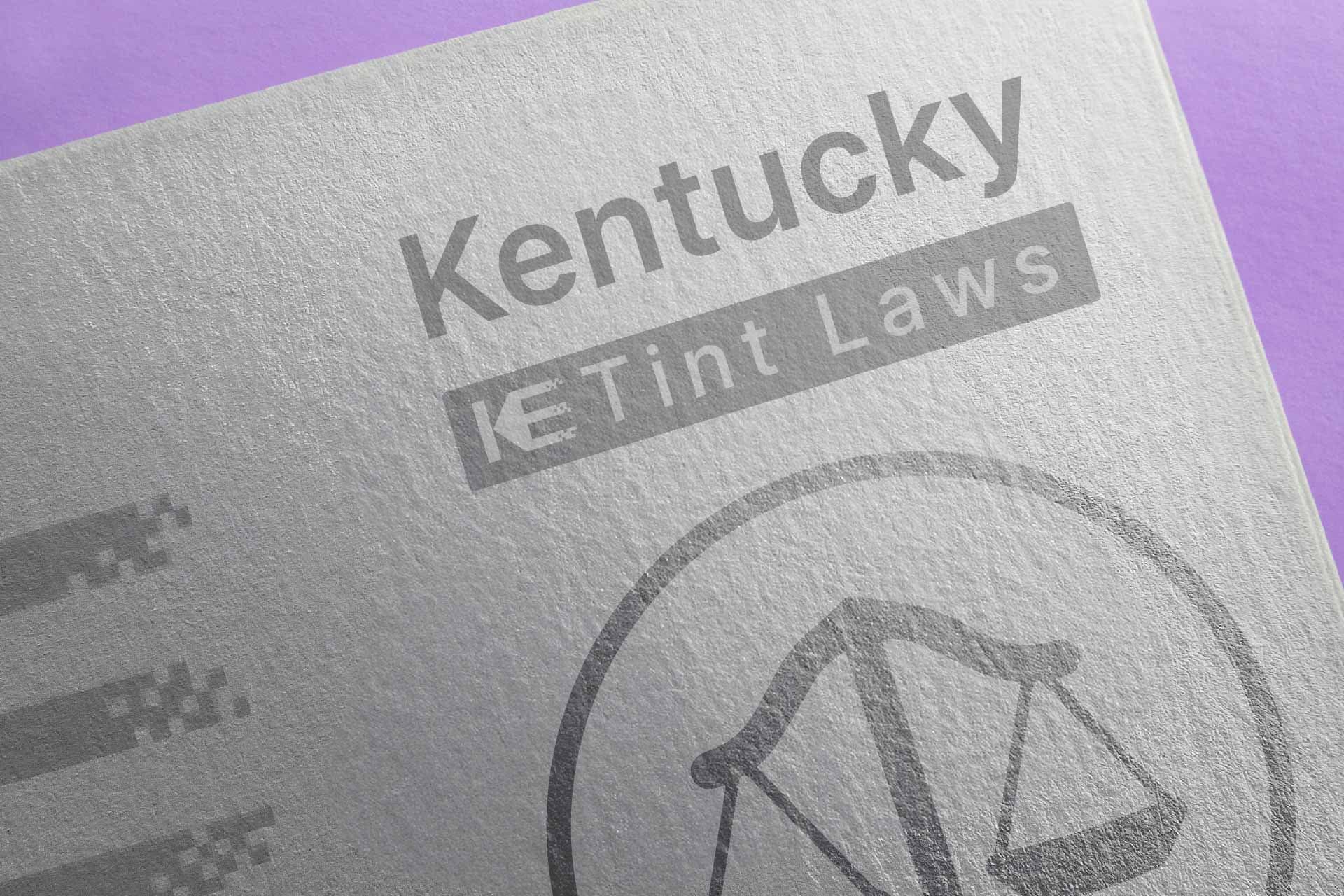 Window Tint Law Guide for Kentucky