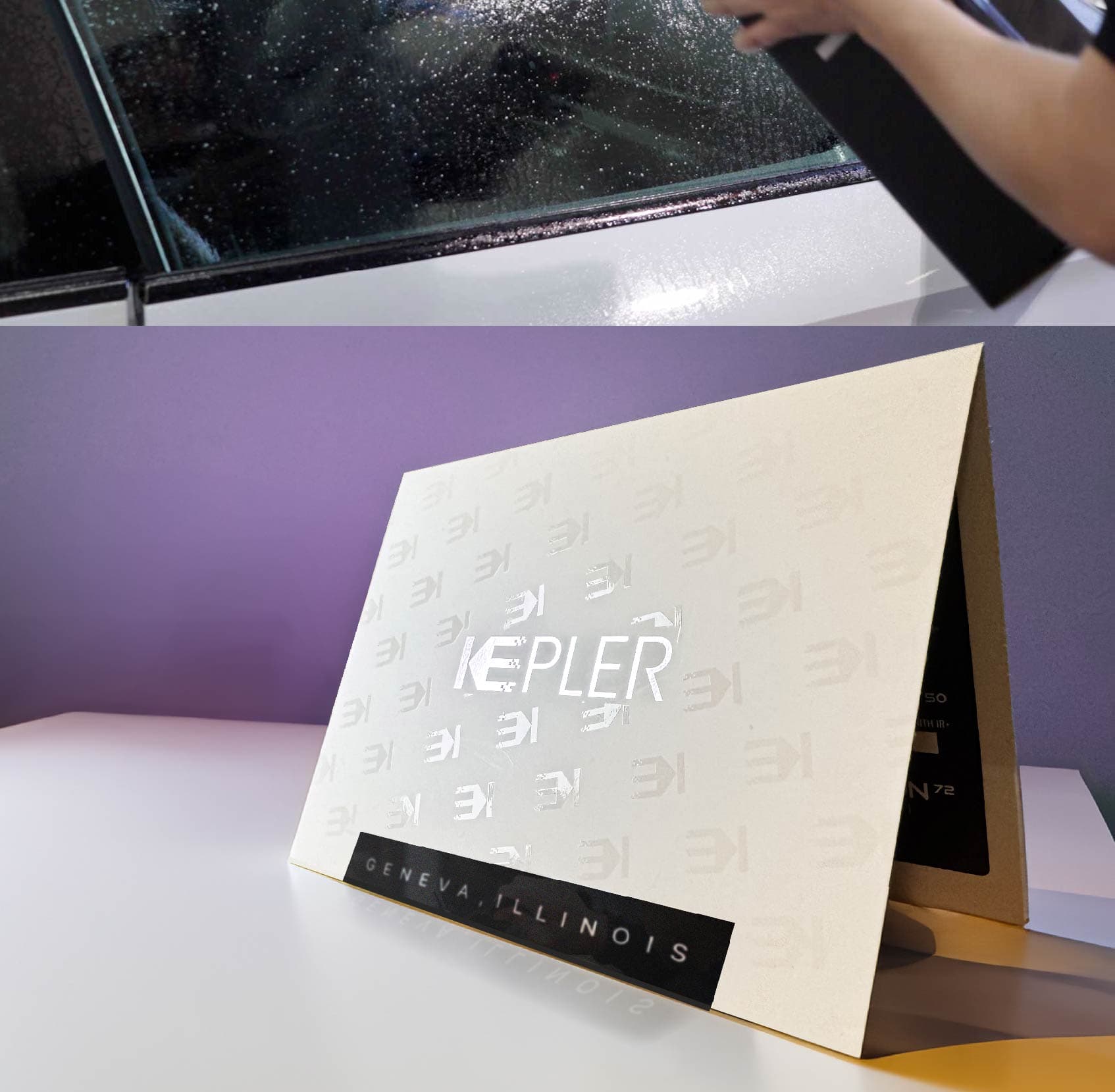 Professional Window Tinting Warranty Geneva Specialist in Action