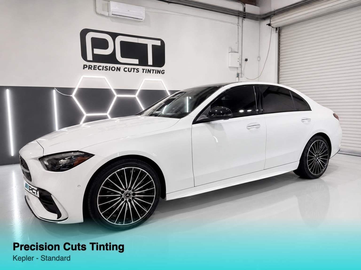 2026 Mercedes-Benz c300 with Kepler - Standard window tint in Yorba Linda, California — installed by Precision Cuts Tinting (photo 1)