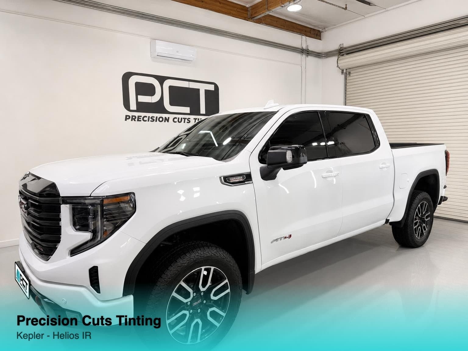 2026 Gmc Sierra with Kepler - Helios IR window tint in Yorba Linda, California — installed by Precision Cuts Tinting (photo 1)