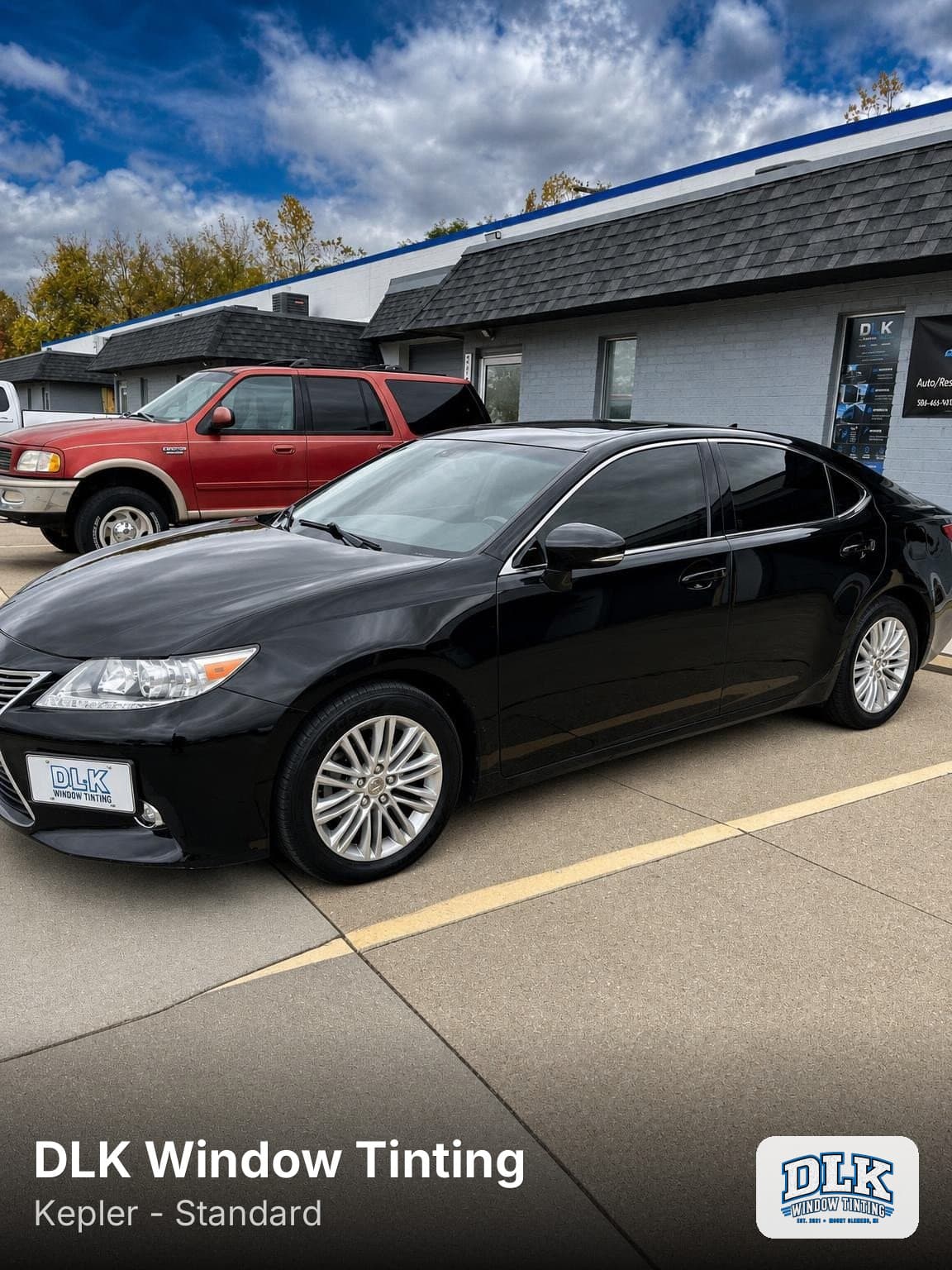 2014 Lexus ES with Kepler - Standard window tint in Mount Clemens, Michigan — installed by DLK Window Tinting (photo 1)