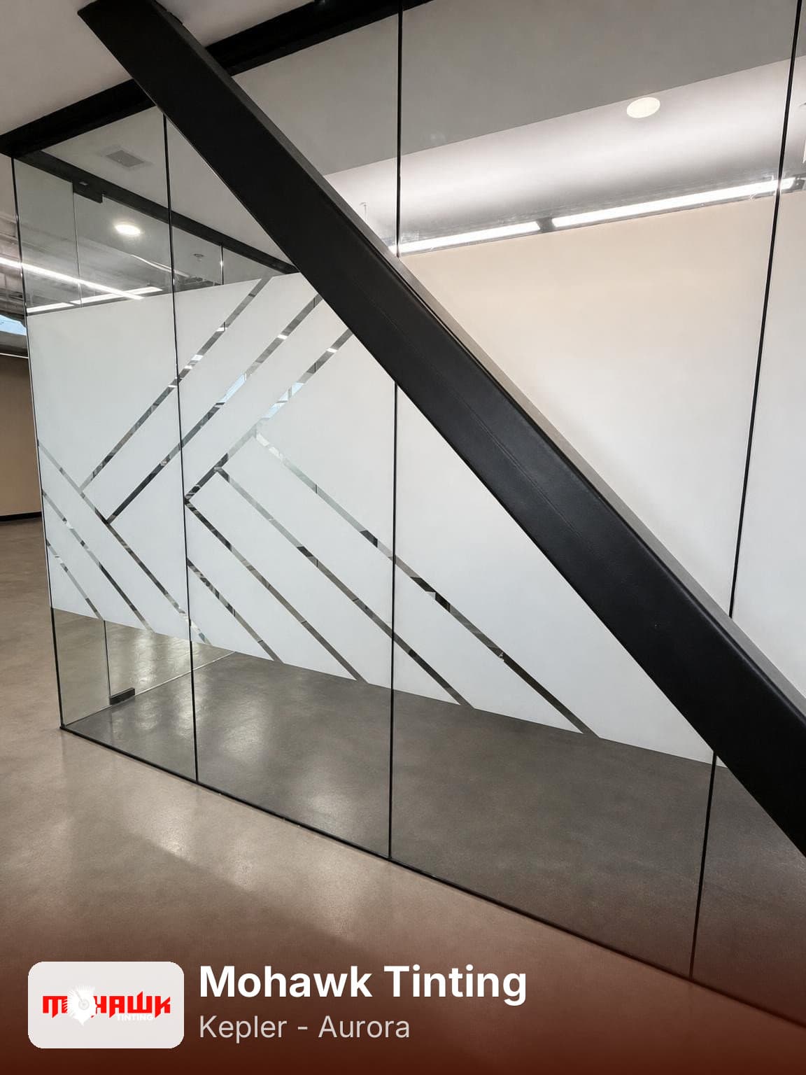 Commercial Installation with Kepler - Aurora window tint in Lehi, Utah — installed by Mohawk Tinting