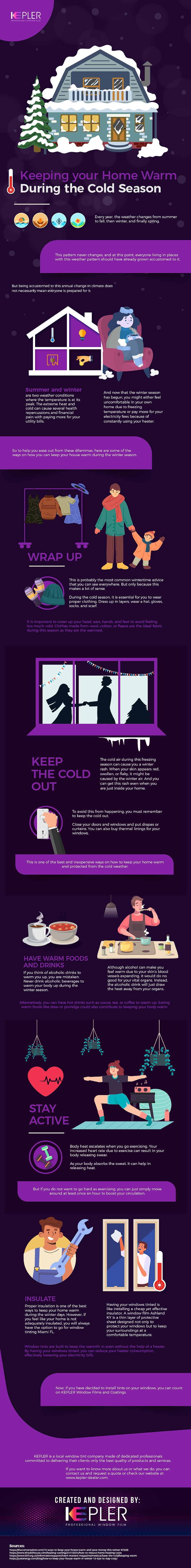 Keeping your Home Warm During the Cold Season - Infographic