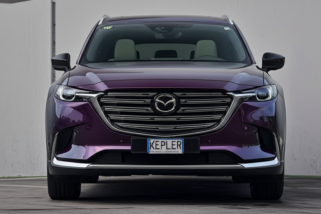 MAZDA CX-90 Purple Car Wrap Modification